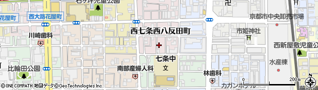 京都府京都市下京区西七条西八反田町135周辺の地図