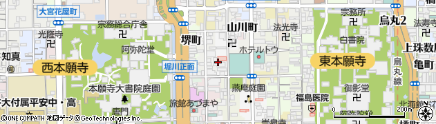 京都府京都市下京区柳町335周辺の地図
