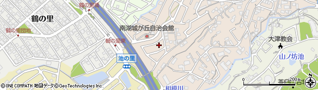 滋賀県大津市湖城が丘22-27周辺の地図