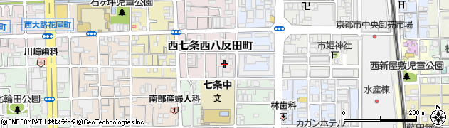 京都府京都市下京区西七条西八反田町126周辺の地図