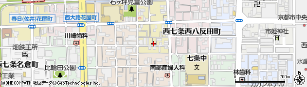 京都府京都市下京区西七条東石ケ坪町74周辺の地図