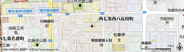 京都府京都市下京区西七条東石ケ坪町69周辺の地図