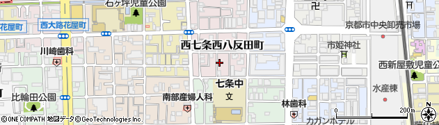 京都府京都市下京区西七条西八反田町121周辺の地図
