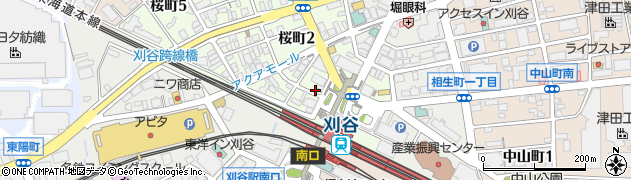 横濱魚萬 刈谷北口駅前店周辺の地図