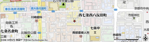 京都府京都市下京区西七条東石ケ坪町75周辺の地図