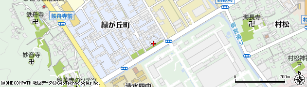 静岡県静岡市清水区緑が丘町7周辺の地図