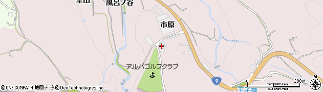 京都府亀岡市篠町王子（市原）周辺の地図