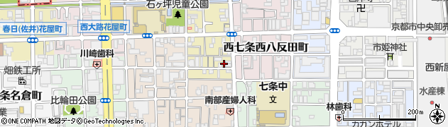 京都府京都市下京区西七条東石ケ坪町81周辺の地図