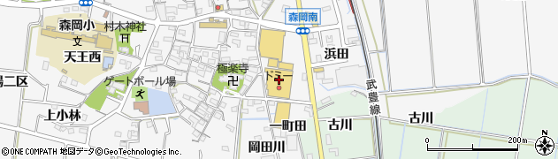 マンマチャオ東浦森岡店周辺の地図