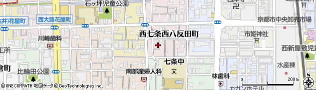 京都府京都市下京区西七条西八反田町115周辺の地図