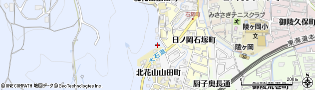 勧修寺日ノ岡線周辺の地図