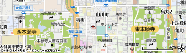 京都府京都市下京区柳町329周辺の地図