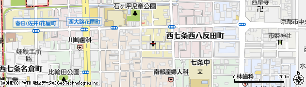 京都府京都市下京区西七条東石ケ坪町63周辺の地図