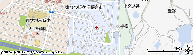 京都府亀岡市東つつじケ丘曙台4丁目周辺の地図