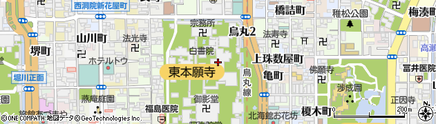 京都府京都市下京区常葉町754周辺の地図