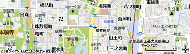 アーバイン京都　河原町通周辺の地図