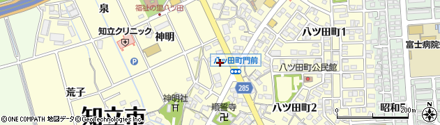 愛知県知立市八ツ田町門前18周辺の地図
