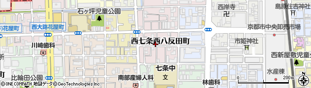 京都府京都市下京区西七条西八反田町91周辺の地図