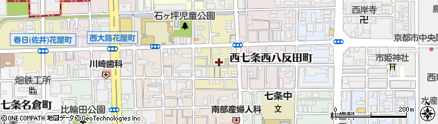 京都府京都市下京区西七条東石ケ坪町52周辺の地図