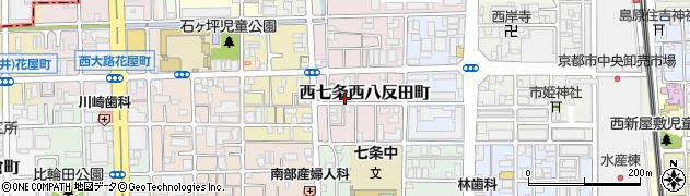 京都府京都市下京区西七条西八反田町80周辺の地図