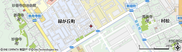 静岡県静岡市清水区緑が丘町6周辺の地図