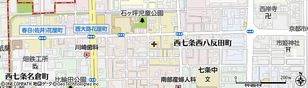 京都府京都市下京区西七条東石ケ坪町59周辺の地図