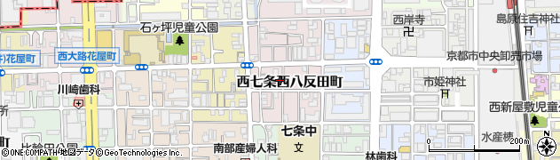京都府京都市下京区西七条西八反田町88周辺の地図