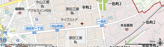 愛知県刈谷市幸町周辺の地図