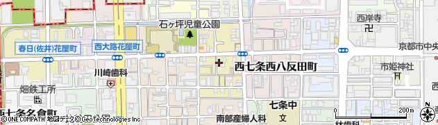 京都府京都市下京区西七条東石ケ坪町54周辺の地図