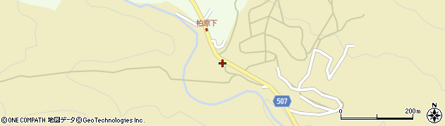 兵庫県猪名川町（川辺郡）西畑（大野）周辺の地図