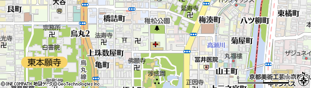 稚松保育園周辺の地図
