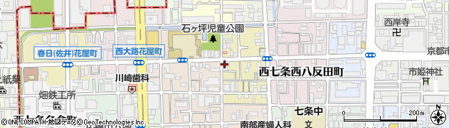 京都府京都市下京区西七条東石ケ坪町33周辺の地図