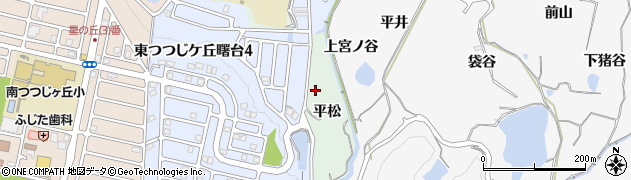 京都府亀岡市篠町広田（平松）周辺の地図