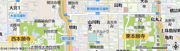 京都府京都市下京区柳町317周辺の地図