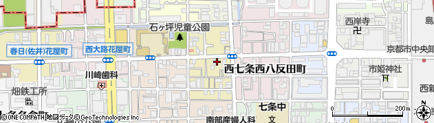京都府京都市下京区西七条東石ケ坪町44周辺の地図