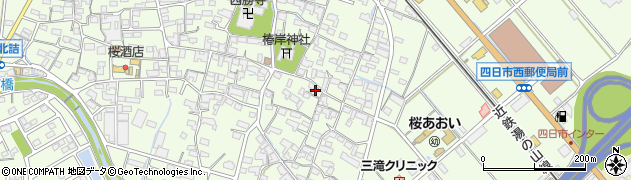 韓丼四日市インター店周辺の地図