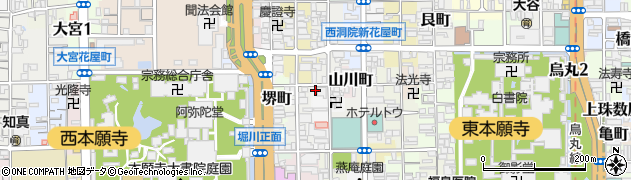 京都府京都市下京区柳町310周辺の地図