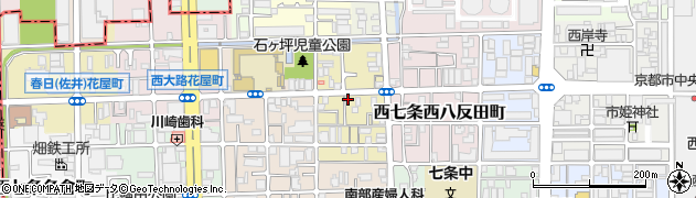 京都府京都市下京区西七条東石ケ坪町40周辺の地図
