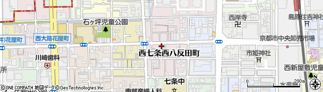 京都府京都市下京区西七条西八反田町84周辺の地図