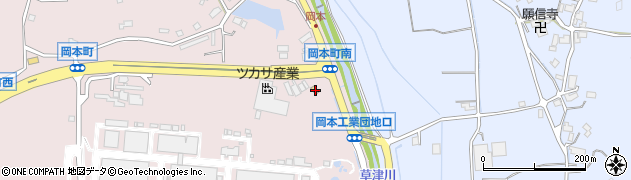 滋賀県草津市岡本町843周辺の地図