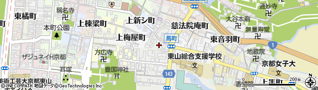 京都府京都市東山区鐘鋳町412周辺の地図