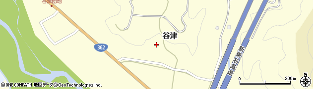 静岡県静岡市葵区谷津周辺の地図