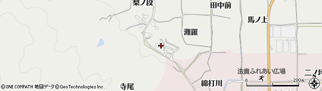 京都府亀岡市曽我部町犬飼（寺尾）周辺の地図