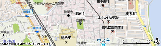 安昌寺周辺の地図