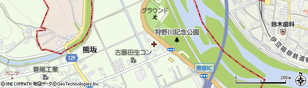 静岡県伊豆市熊坂501周辺の地図