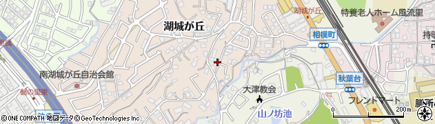 滋賀県大津市湖城が丘11周辺の地図