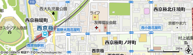 ｹｱﾌﾟﾗﾝｾﾝﾀーえがおの窓口 西京極店周辺の地図
