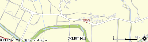 滋賀県甲賀市水口町下山603周辺の地図