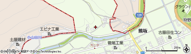静岡県伊豆市熊坂789周辺の地図