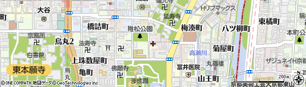 京都府京都市下京区唐物町周辺の地図